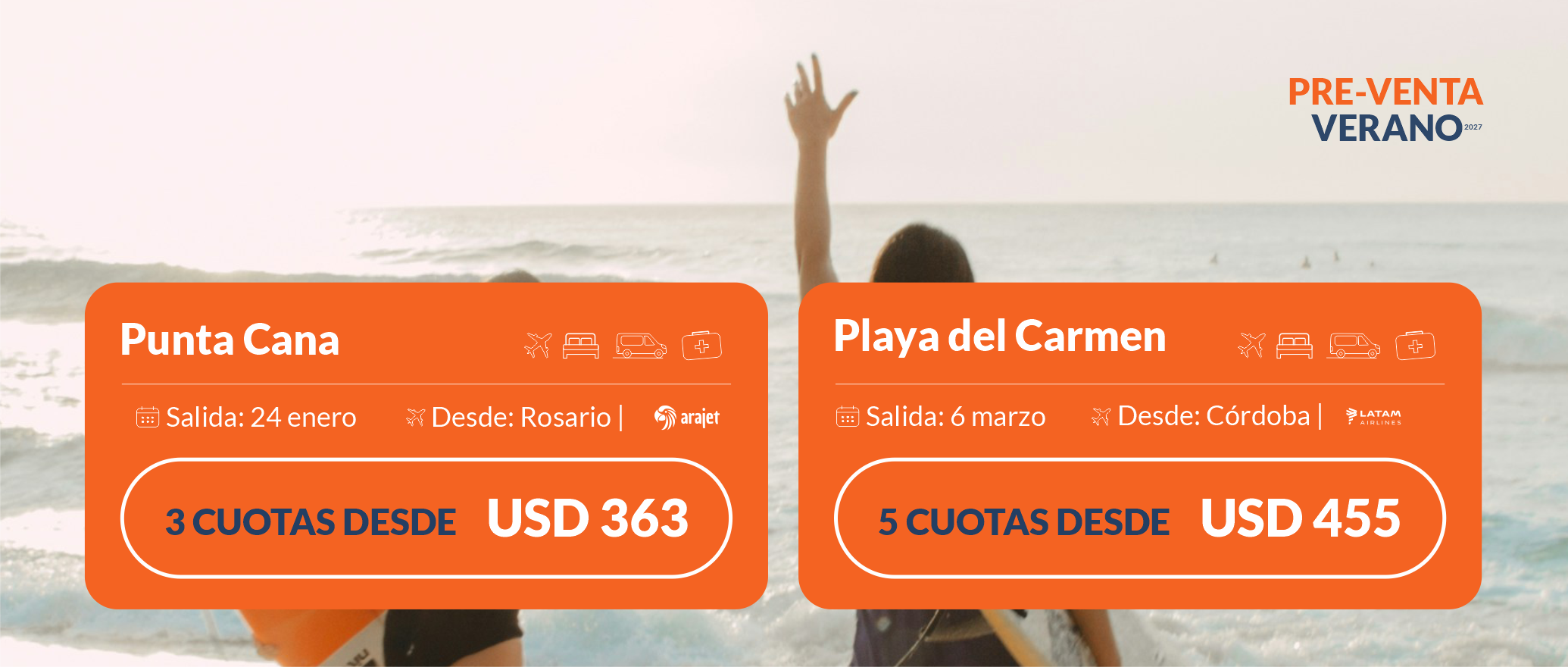 pre-venta verano Caribe